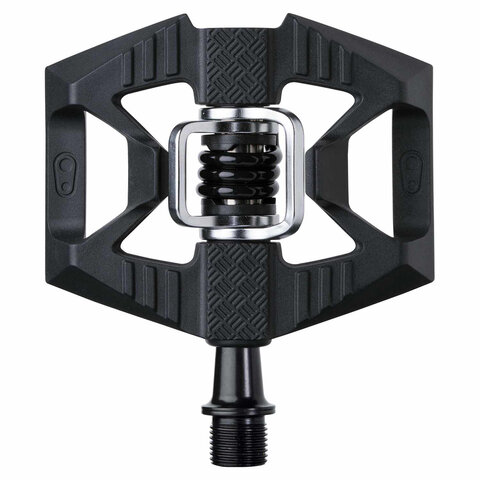 Crankbrothers Doubleshot 1 Flat/Clip Hybrid Pedal 9/16" Black / Black Spring