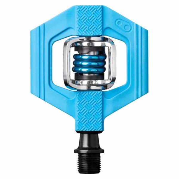 Crankbrothers Crank Brothers - Candy 1 - Pedals - Dual Sided Clipless - Composite - 9/16" -  Blue / Blue Spring