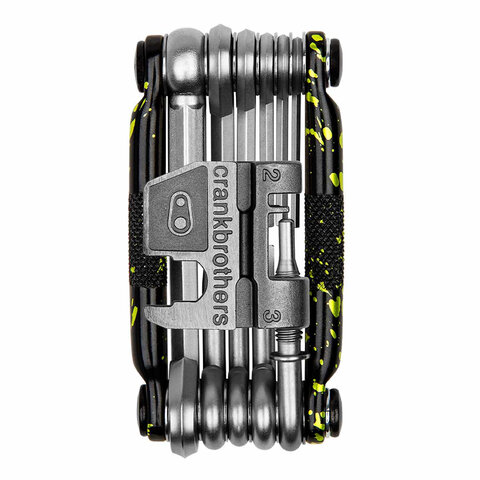 Crankbrothers - M17 - Multi-Tool - SPLATTER LIME GREEN