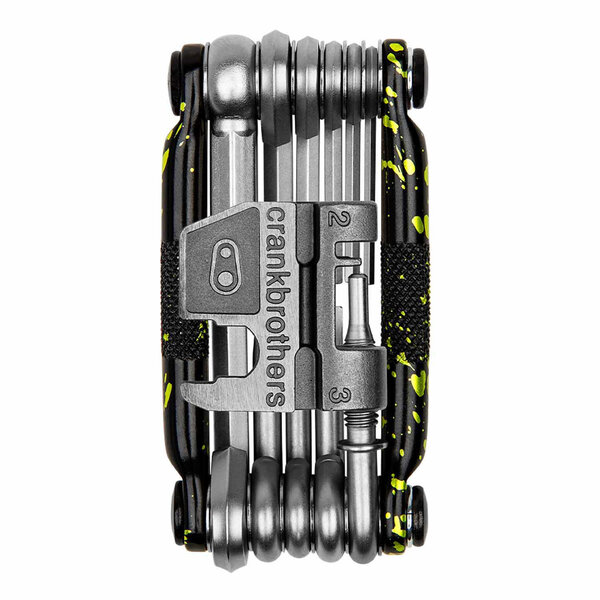Crankbrothers Crank Brothers - M17 - Multi-Tool - SPLATTER LIME GREEN