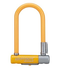 KRYPTONITE Kryptonite Kryptolok Mini-7 (DD), U-Lock, Key, 83x178mm, 3.25''x7'', 13mm thick - ORANGE