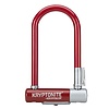 Kryptonite, Kryptolok Mini-7 (DD), U-Lock, Key, 83x178mm, 3.25''x7'', Thickness in mm: 13mm, Red