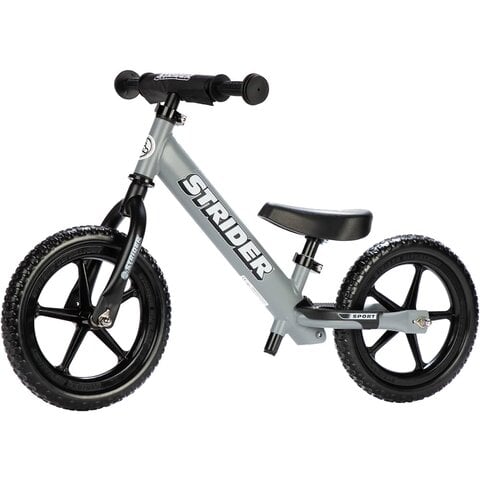 Strider 12" SPORT balance bicycle GREY