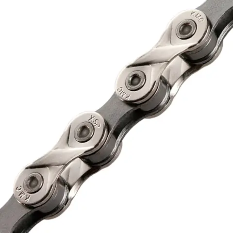 KMC X8 Bicycle Chain for 6/7/8 speed 138L (longer for ebike use - BULK PACKED) SILVER/GREY