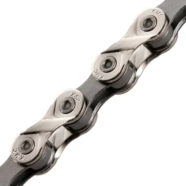 KMC KMC X8 Bicycle Chain for 6/7/9 speed 138L (longer for ebike use - BULK PACKED) SILVER/GREY