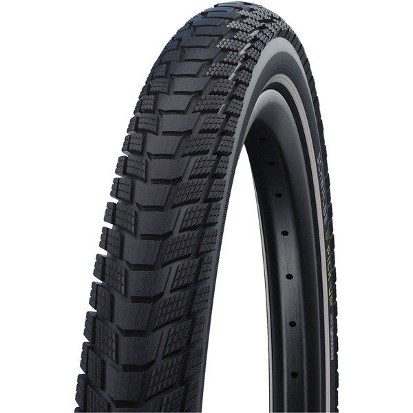 Schwalbe Schwalbe Pick-Up 27.5" x 2.35" street tire (wire bead, E50 rated) Performance Line, Super Defense, Addix E, Twin Skin - BLACK/REFLECTIVE