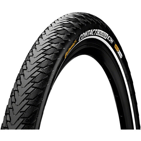 Continental 27.5" x 2.40" Contact Cruiser tire (wire bead) E25 rated - BLACK/REFLECTIVE