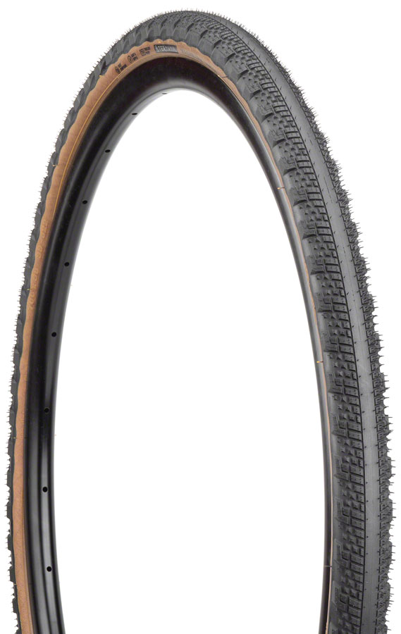 Teravail Washburn Tire 700 x 38, Tubeless, Folding BLACK w/ TAN
