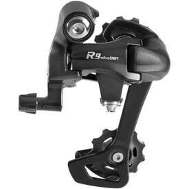 microSHIFT microSHIFT R9 Rear Derailleur - 9-Speed, Long Cage, Shimano Road Compatible, Black