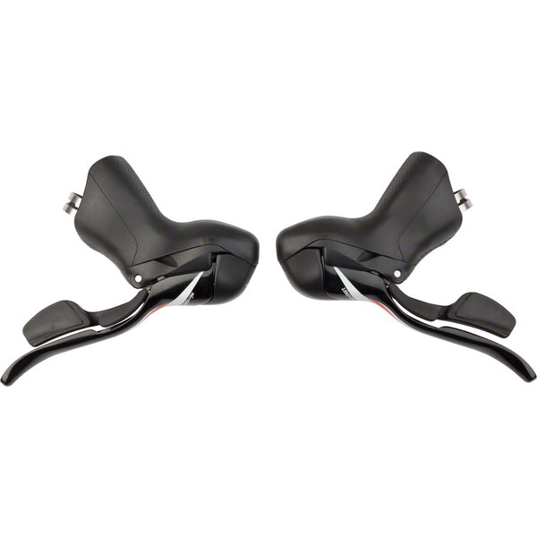 microSHIFT microSHIFT R10 Drop Bar Shift Lever Set - 2 x 10-Speed, Shimano Compatible, Black