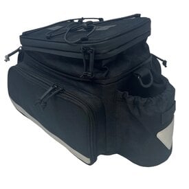 BIKASE BiKASE Big Daddy bicycle rack bag (w/ panniers) 13" x 9" x 8"compatible with MIK (works only with MIK Rack - not Included)