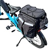 BiKASE Big Daddy bicycle rack bag (w/ panniers) 13" x 9" x 8"compatible with MIK (works only with MIK Rack - not Included)