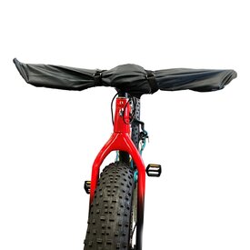 BIKASE BiKASE Bicycle Ripstop Nylon Handlebar Cover - BLACK