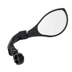 BIKASE BiKASE Bicycle Handlebar Mirror HD Glass (RIGHT HAND MOUNT) - BLACK