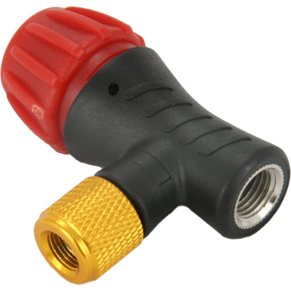 PLANET BIKE Planet Bike, Red Zeppelin CO2 Head Only Airflation Control Knob For 100% Reliability - ALL VALVES