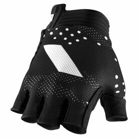 100% 100% EXCEEDA SF bicycle short finger gel gloves - BLACK