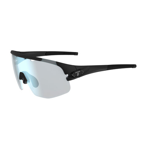 Tifosi Sledge Lite Sunglasses w/ BLUE Fototec - MATTE BLACK