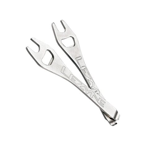 Lezyne Sabre Lever (Tire Lever/Pedal Wrench/Bottle Opener) - PAIR - SILVER