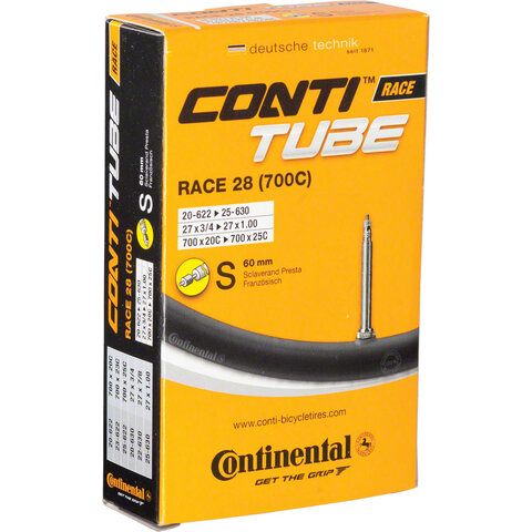 Bicycle Inner Tube - 700c x 20 - 25mm - Presta Valve:  60mm - Continental