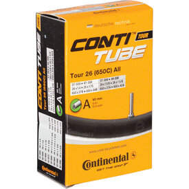 Continental Bicycle Inner Tube - 26" x 1.4" - 1.75" - Schrader Valve:  40mm - Continental
