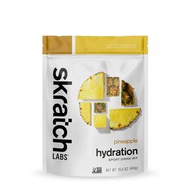 Skratch Labs Skratch Labs, Sport Hydration Drink, Drink Mix, Pineapple, 1 lb Pouch, 20 servings