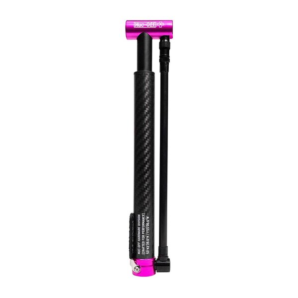 Muc-Off Muc-Off, Airmach Carbon, Pump, 295mm, 130psi, Aluminum, Black