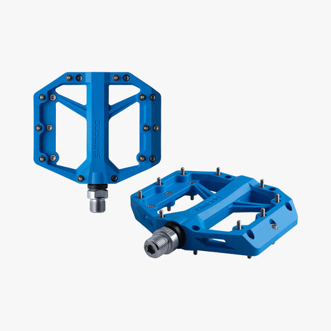 Shimano Deore PD-GR400 MTB flat pedals - BLUE (EPDGR400B)