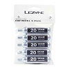 Lezyne 20G CO2 Threaded Cartridge Countertop Box (5 PACK)