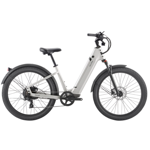 Velotric Discover 1 Plus Step Thru Ebike (26") ONE SIZE (5'1"-6'4") SILVER