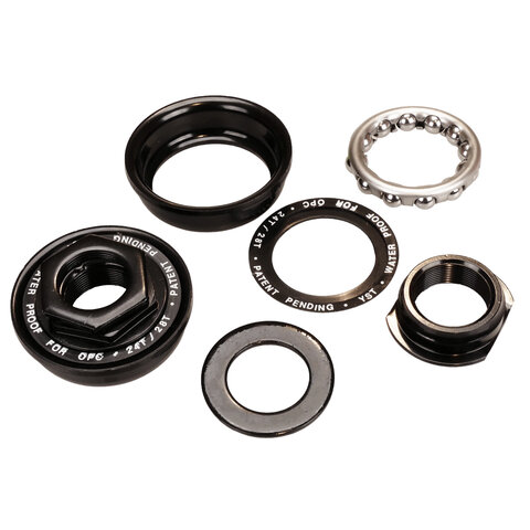 YST Sealed Mechanism Bottom Bracket One Piece Crank 24T BLACK