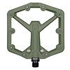 Crank Brothers - Stamp 1 (GEN 2) - Pedals - Platform - Composite - 9/16" - ARMY GREEN - Large