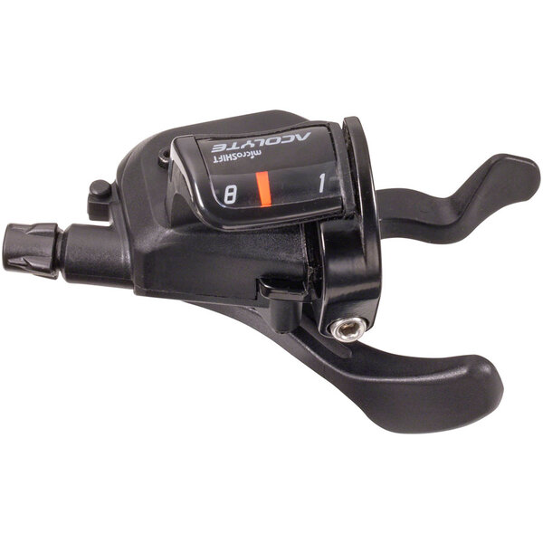 microSHIFT microSHIFT Acolyte Xpress Right Trigger Shifter - 1x8 Speed - BLACK