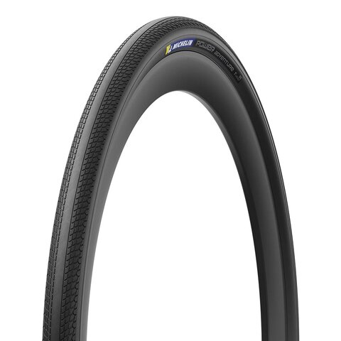 Michelin 700 x 42c Power Adventure TS TLR Gravel Tire Folding, Tubeless Ready, 3x100TPI - BLACK