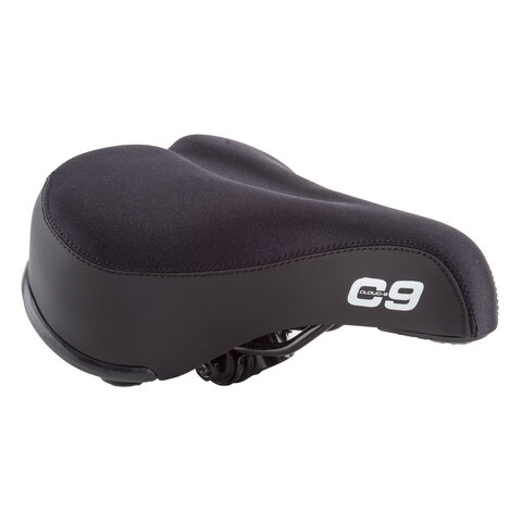 Cloud-9 C9 Ladies Comfort Saddle (Lycra) - BLACK