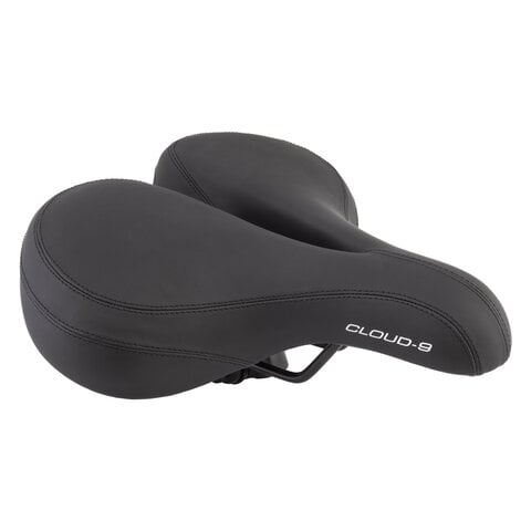 Cloud-9 C9 XL Memory Foam Airflow Saddle (Soft Touch Vinyl) - BLACK