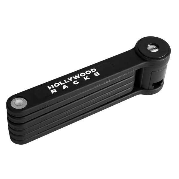 Hollywood Racks Hollywood Racks folding bicycle lock - BLACK