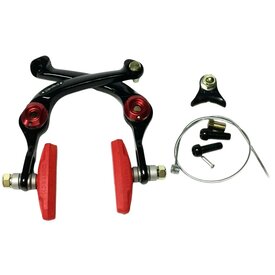 Dia-Compe Dia-Compe AD-996 (aka Diatech Hombre) BMX U-brake brake caliper – BLACK/RED Limited Edition