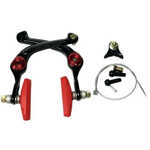 Dia-Compe AD-996 (aka Diatech Hombre) BMX U-brake brake caliper – BLACK/RED Limited Edition