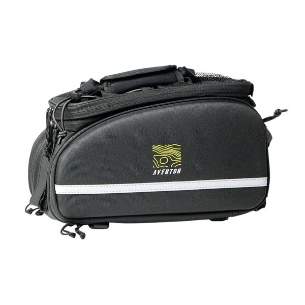 Aventon Aventon Rack Top Trunk Bag w/ built in pannier expansion - BLACK