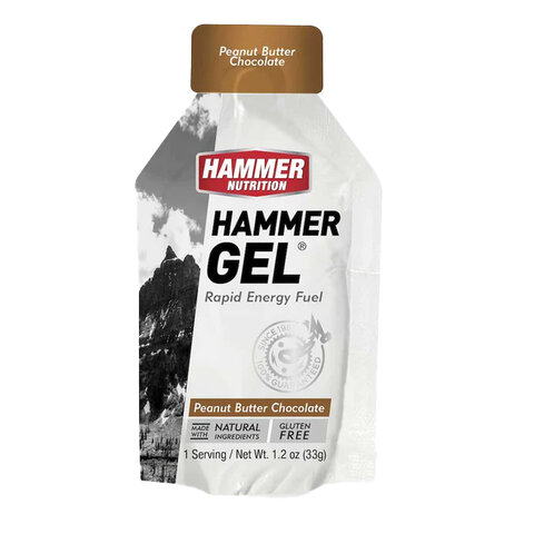 Hammer Gel, Peanut Butter Chocolate (1.2 oz SINGLE SERVING)