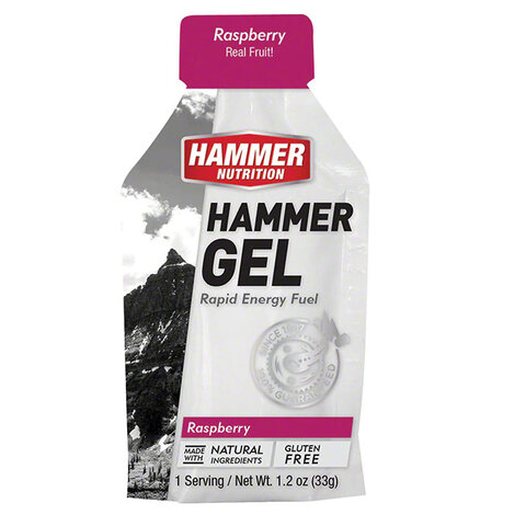 Hammer Gel, Raspberry (1.2 oz SINGLE SERVING)
