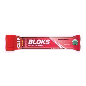 Clif Clif, Bloks, Energy Chews, Strawberry (SINGLE SERVING)