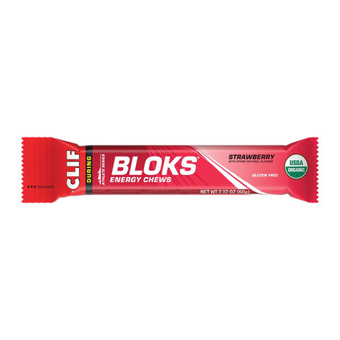 Clif, Bloks, Energy Chews, Strawberry (SINGLE SERVING)