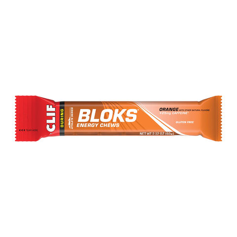 Clif Bloks Energy Chews, Orange (SINGLE SERVING)