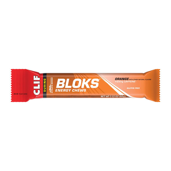 Clif Clif Bloks Energy Chews, Orange (SINGLE SERVING)