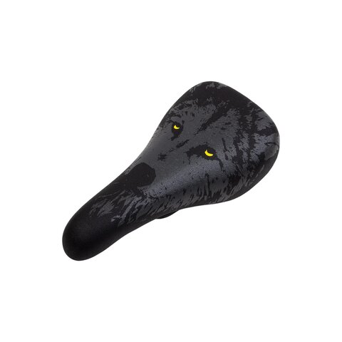 Odyssey Mike Aitken Nightwolf railed BMX seat saddle, 8mm CR-MO rails DARK GREY