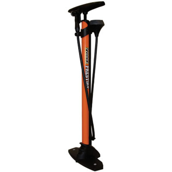 PEDROS Pedros Prestige Bicycle Floor Pump - ORANGE