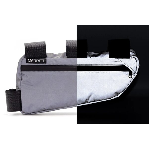 Merritt Merritt Corner Pocket XL Bicycle Frame Bag - REFLECTIVE
