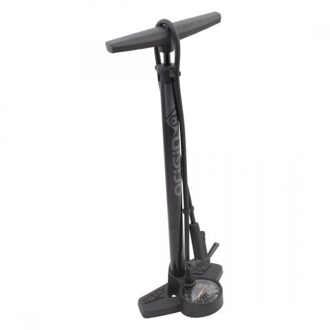 Origin8 MAXI Airaid Bicycle Tire Floor Pump w/ Gauge - BLACK