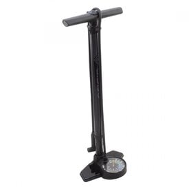 ORIGIN8 Origin8 MAXI PLUS Airaid Bicycle Tire Floor Pump w/ Gauge and HP/HV dual mode - BLACK